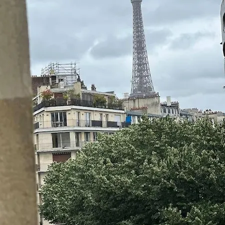Apartment Avec Magnifique Vue Tour Eiffel Paris